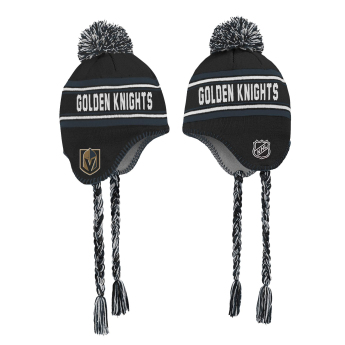 Vegas Golden Knights detská zimná čiapka Jacquard tassel