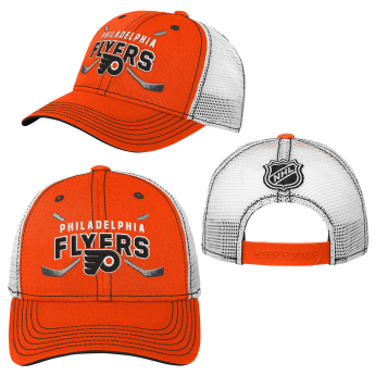 Philadelphia Flyers detská čiapka baseballová šiltovka core lockup trucker snapback