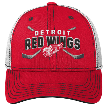 Detroit Red Wings detská čiapka baseballová šiltovka core lockup trucker snapback