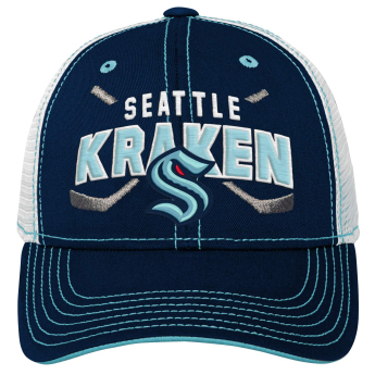 Seattle Kraken detská čiapka baseballová šiltovka core lockup trucker snapback