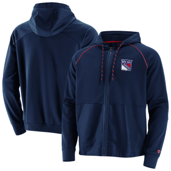 New York Rangers pánska mikina s kapucňou prime aw21 full zip hoodie