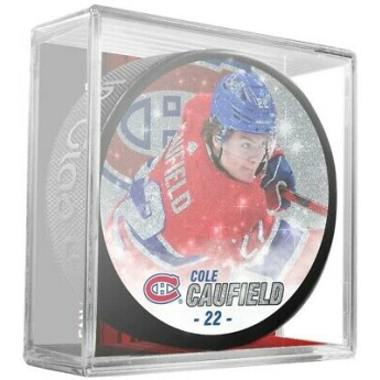 Montreal Canadiens puk glitter puck Cole Caufield #22