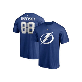 Tampa Bay Lightning pánske tričko Andrei Vasilevskiy #88 Authentic Stack Name & Number