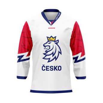 Hokejové reprezentácie hokejový dres David Pastrňák #88 CCM jersey white