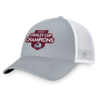 Colorado Avalanche čiapka baseballová šiltovka 2022 Stanley Cup Champions Locker Room Trucker Adjustable