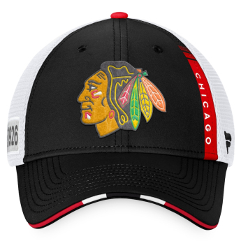 Chicago Blackhawks čiapka baseballová šiltovka 2022 NHL Draft Authentic Pro On Stage Trucker Adjustable