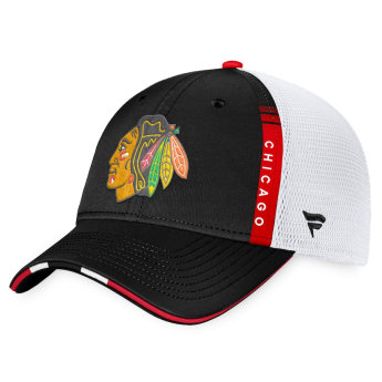 Chicago Blackhawks čiapka baseballová šiltovka 2022 NHL Draft Authentic Pro On Stage Trucker Adjustable