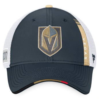 Vegas Golden Knights čiapka baseballová šiltovka 2022 NHL Draft Authentic Pro On Stage Trucker Adjustable