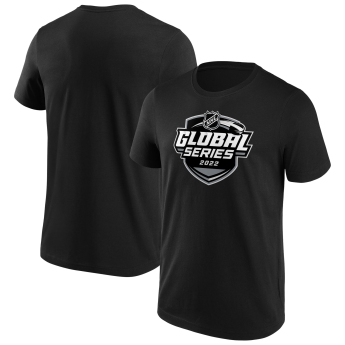 NHL produkty pánske tričko Global Series 2022 Primary Logo Graphic black