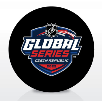 NHL produkty puk Global Series Czech Republic 2022 Generic Logo