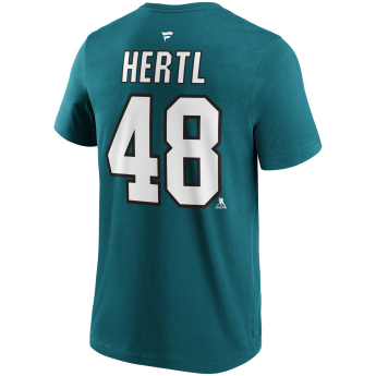 San Jose Sharks pánske tričko Tomas Hertl #48 Name & Number Graphic