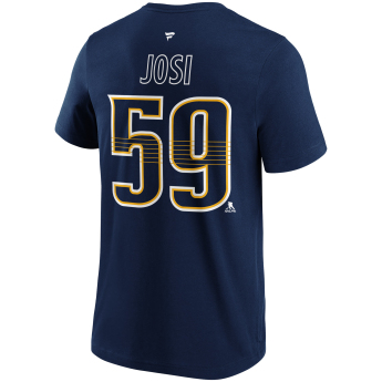 Nashville Predators pánske tričko Roman Josi #59 Name & Number Graphic navy