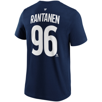 Colorado Avalanche pánske tričko Mikko Rantanen #96 Name & Number Graphic navy