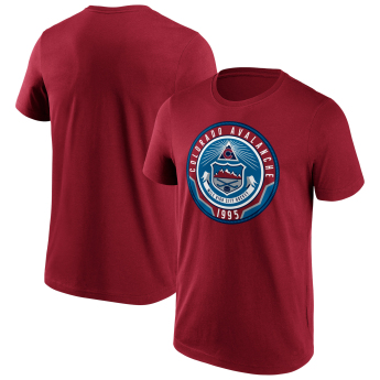 Colorado Avalanche pánske tričko Hometown Graphic dark red
