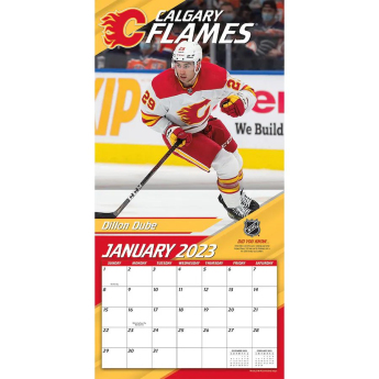 Calgary Flames kalendár 2023 Wall Calendar