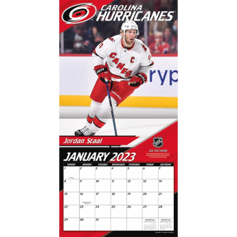 Carolina Hurricanes kalendár 2023 Wall Calendar