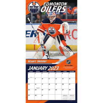 Edmonton Oilers kalendár 2023 Wall Calendar