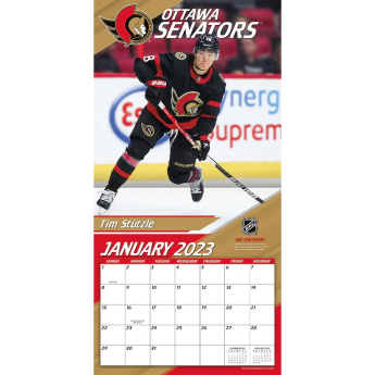 Ottawa Senators kalendár 2023 Wall Calendar