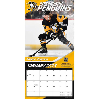 Pittsburgh Penguins kalendár 2023 Wall Calendar