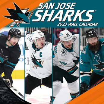 San Jose Sharks kalendár 2023 Wall