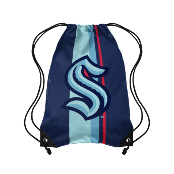 Seattle Kraken gymsak FOCO Team Stripe Drawstring Backpack
