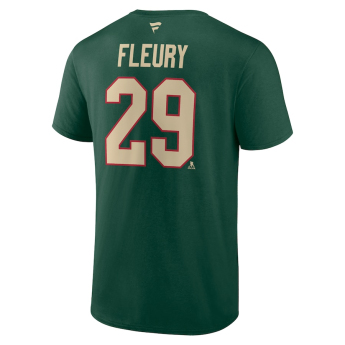 Minnesota Wild pánske tričko Marc-Andre Fleury #29 Stack Logo Name & Number