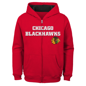 Chicago Blackhawks detská mikina s kapucňou Stated Full Zip Hoodie