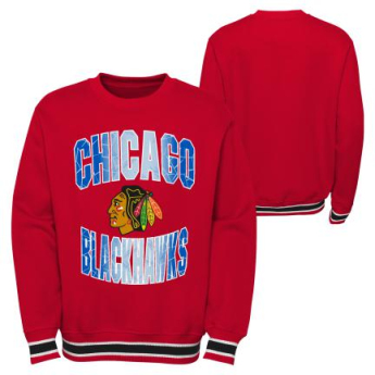 Chicago Blackhawks detská mikina Classic Blueliner Crew Neck