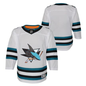 San Jose Sharks detský hokejový dres Premier White Away