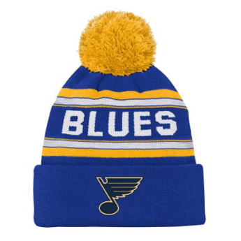 St. Louis Blues detská zimná čiapka Wordmark Cuffed Pom