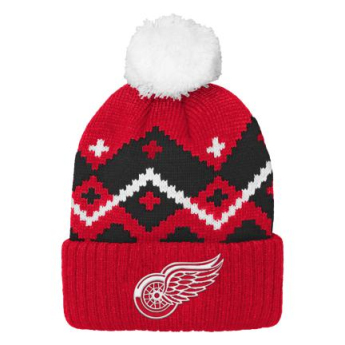Detroit Red Wings detská zimná čiapka Patchwork Cuffed Knit