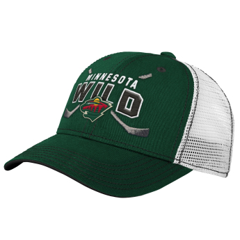 Minnesota Wild detská čiapka baseballová šiltovka Core Lockup Trucker Snapback