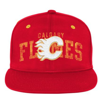 Calgary Flames detská čiapka flat šiltovka Life Style Printed Snapback