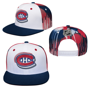 Montreal Canadiens detská čiapka flat šiltovka Paint Splatter Fashion Snapback