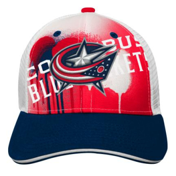 Columbus Blue Jackets detská čiapka baseballová šiltovka Paint Splatter Fashion Meshback