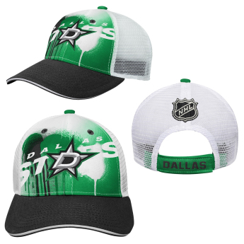 Dallas Stars detská čiapka baseballová šiltovka Paint Splatter Fashion Meshback