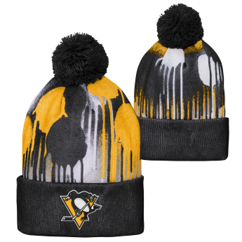 Pittsburgh Penguins detská zimná čiapka Paint Splatter Cuffed