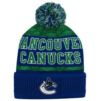 Vancouver Canucks detská zimná čiapka Puck Pattern Cuffed