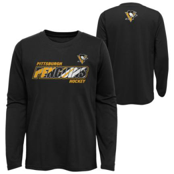 Pittsburgh Penguins detské tričko s dlhým rukávom Rink Reimagined LS Ultra black