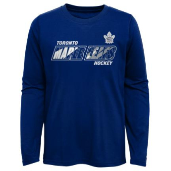 Toronto Maple Leafs detské tričko s dlhým rukávom Rink Reimagined LS Ultra blue