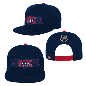 Montreal Canadiens detská čiapka flat šiltovka Life Style Graphic Snapback