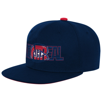 Montreal Canadiens detská čiapka flat šiltovka Life Style Graphic Snapback