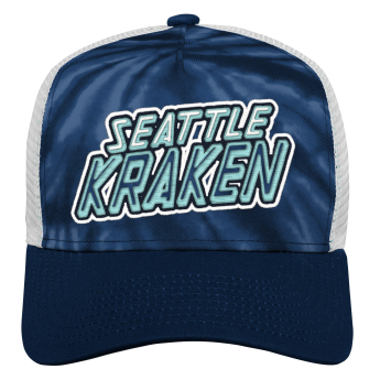 Seattle Kraken detská čiapka baseballová šiltovka Santa Cruz Tie Dye Trucker
