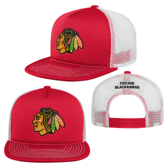 Chicago Blackhawks detská čiapka flat šiltovka Foam Front Trucker Snapback