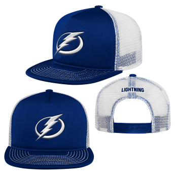 Tampa Bay Lightning detská čiapka flat šiltovka Foam Front Trucker Snapback
