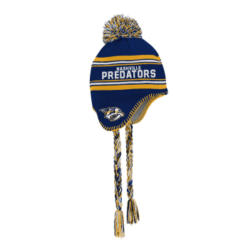 Nashville Predators detská zimná čiapka Jacquard Tassel