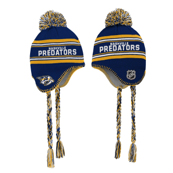 Nashville Predators detská zimná čiapka Jacquard Tassel