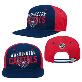 Washington Capitals detská čiapka flat šiltovka Life Style Old School Flatbrim