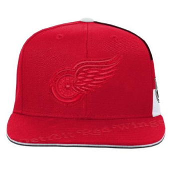 Detroit Red Wings detská čiapka flat šiltovka Faceoff Structured