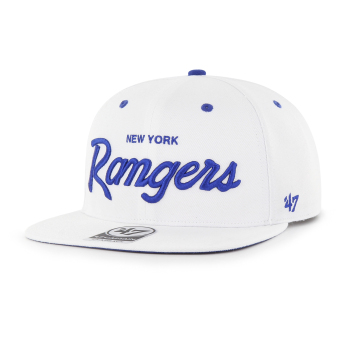 New York Rangers čiapka flat šiltovka Crosstown Pop 47 CAPTAIN NHL white